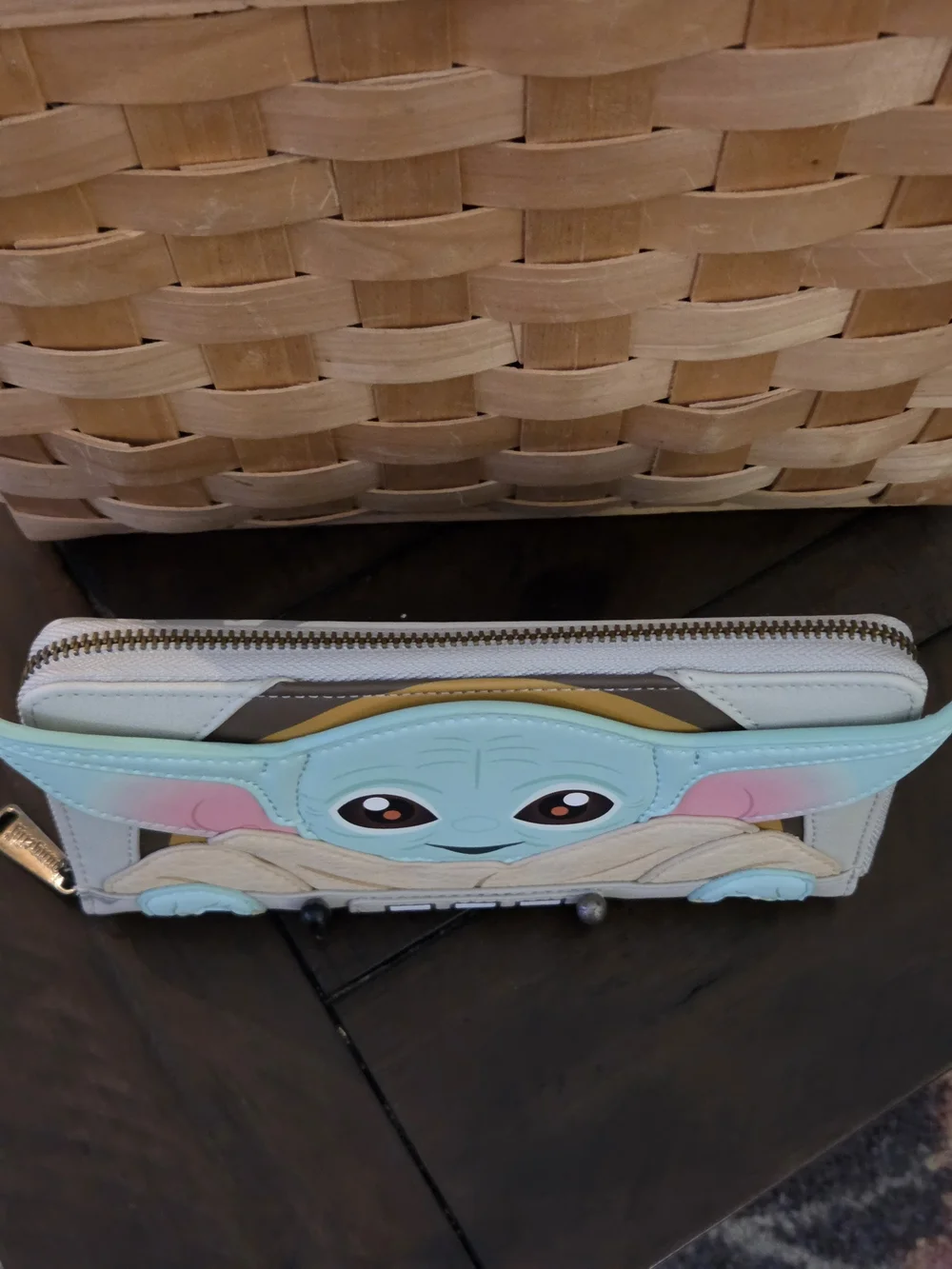 Loungefly Star Wars The Child Grogu The Mandalorian Zip Around Wallet